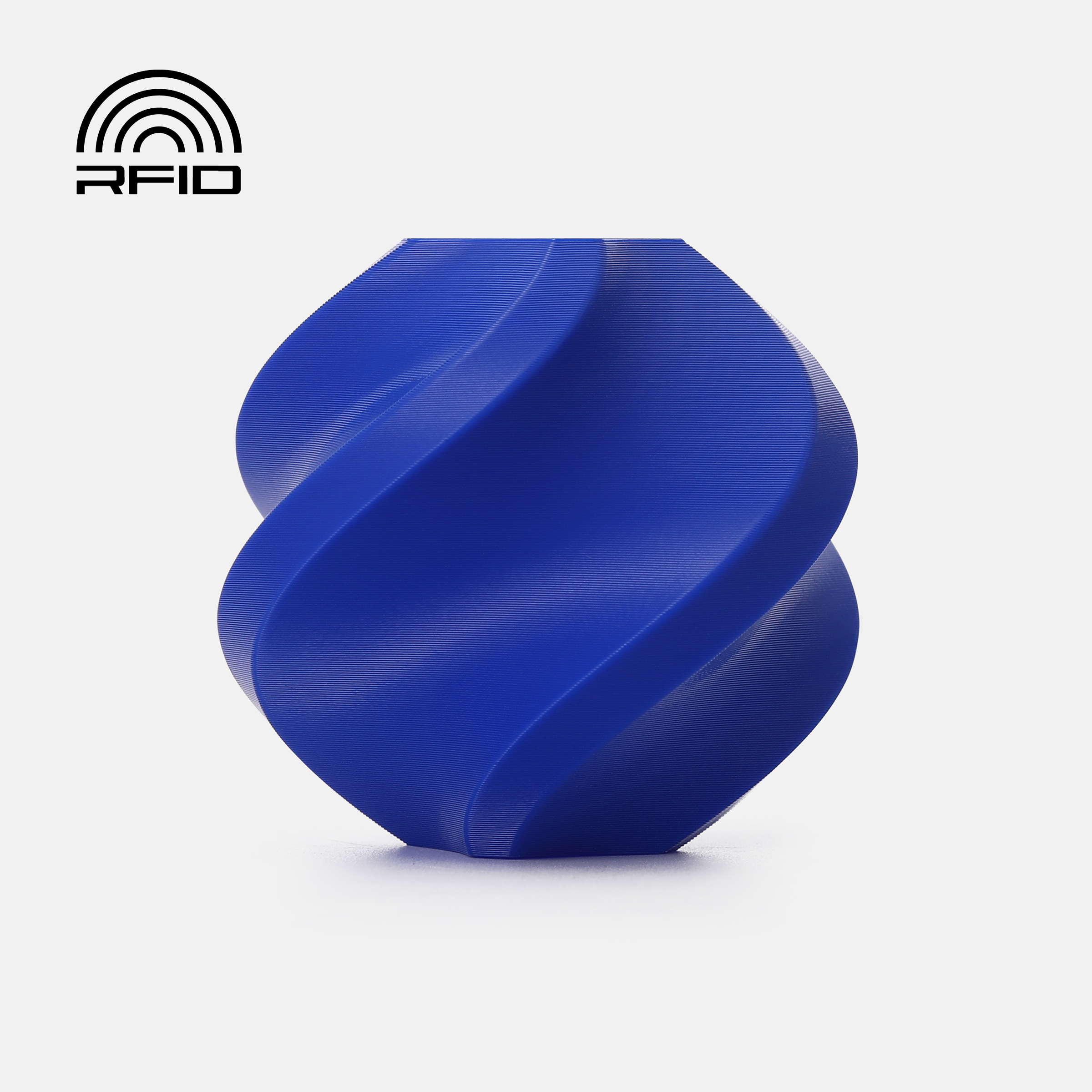 Bambu Lab PETG Basic filament in Reflex Blue (30603) on a 1kg reusable spool