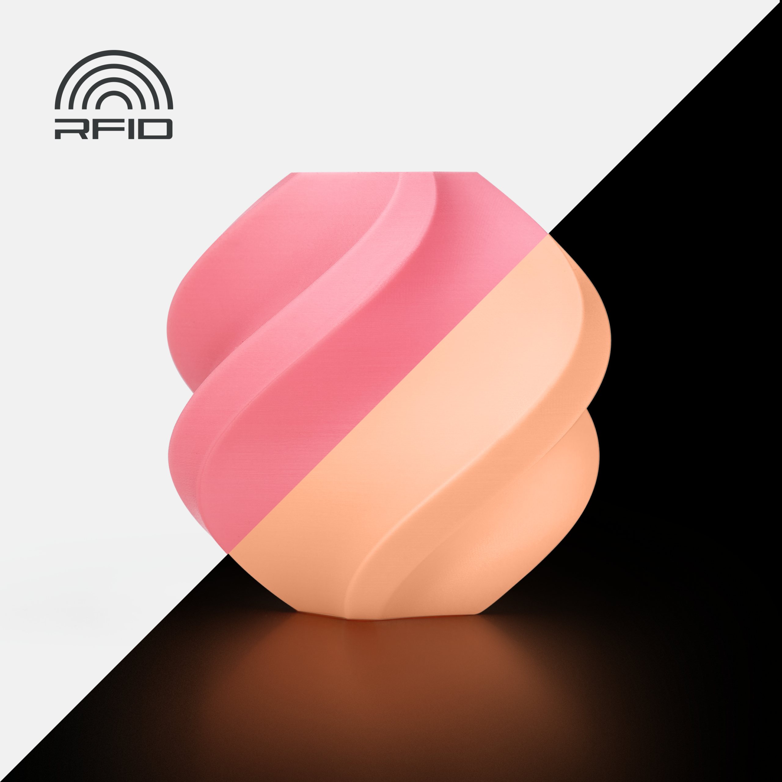 Bambu Lab PLA Glow Pink 15200 1kg filament spool